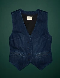 Gilet en denim haut de gamme AE77
