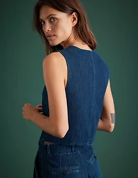 Gilet en denim haut de gamme AE77