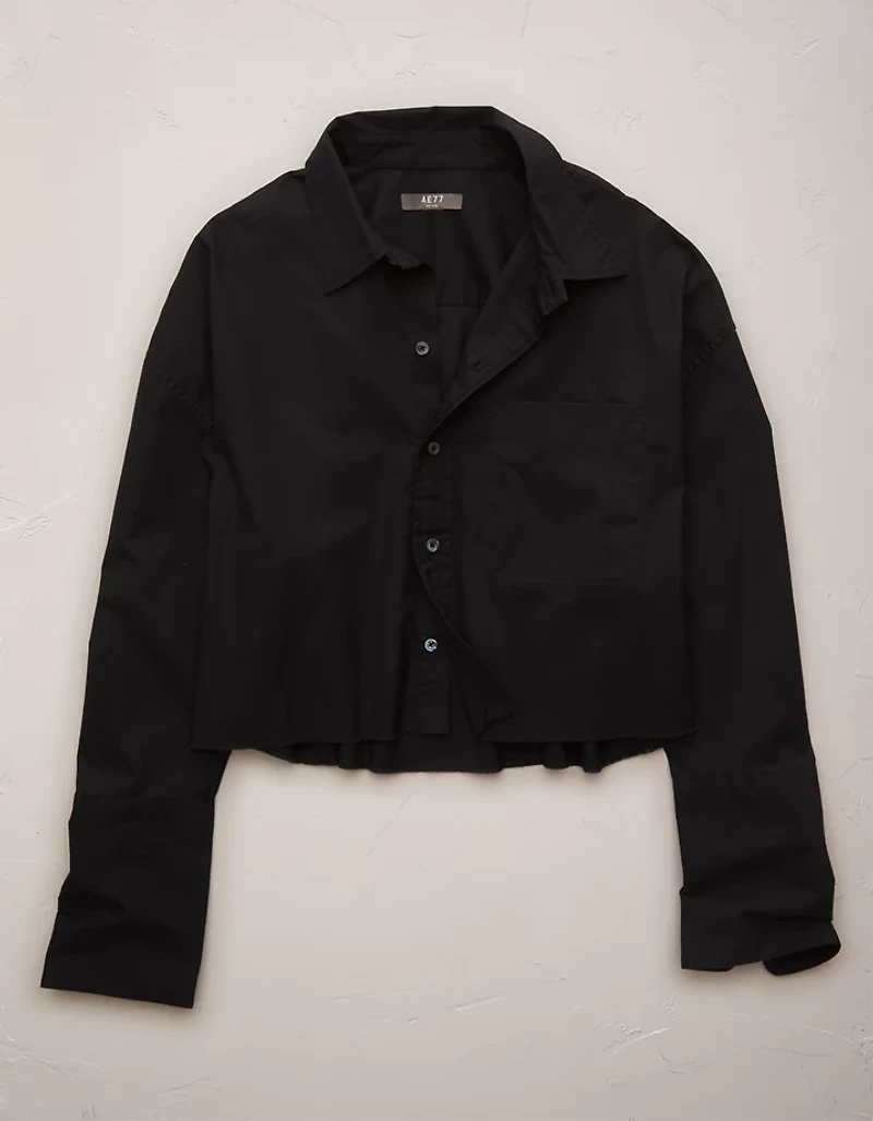 Chemise smoking trois quarts à manches longues haut de gamme AE77