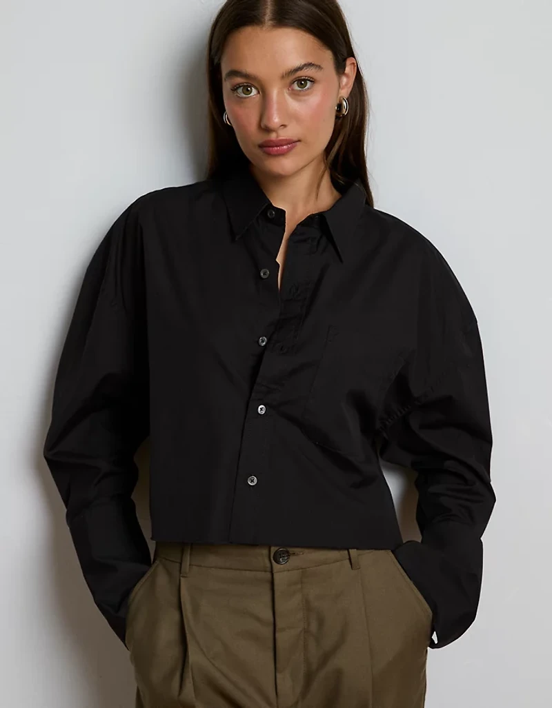 Chemise smoking trois quarts à manches longues haut de gamme AE77