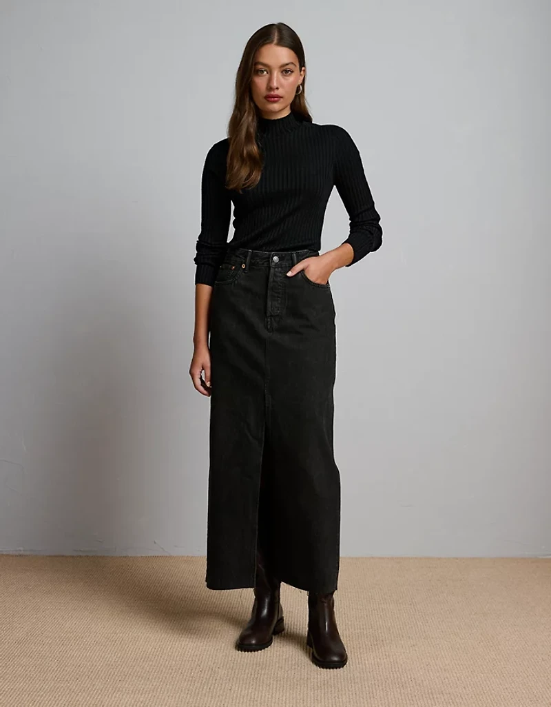 Chandail à col roulé en mélange de cachemire haut gamme AE77