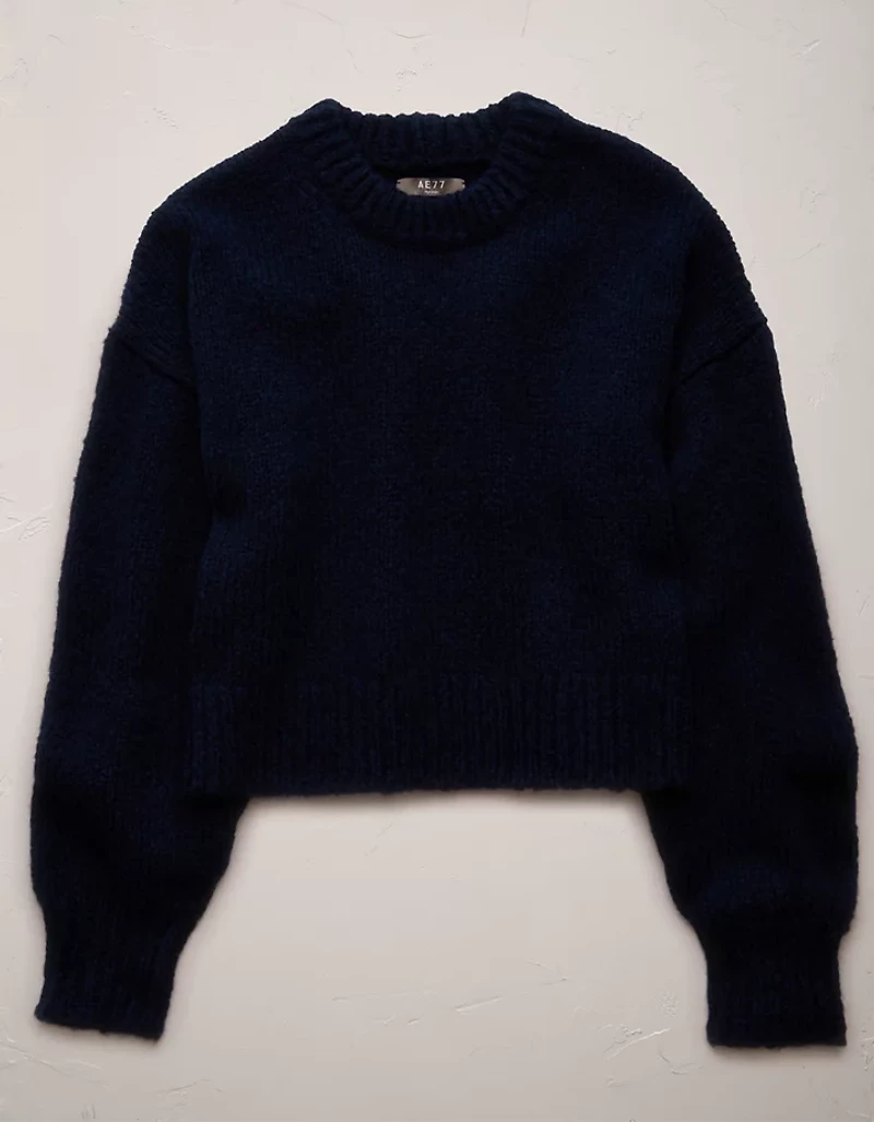 Chandail à col rond cocon haut de gamme AE77