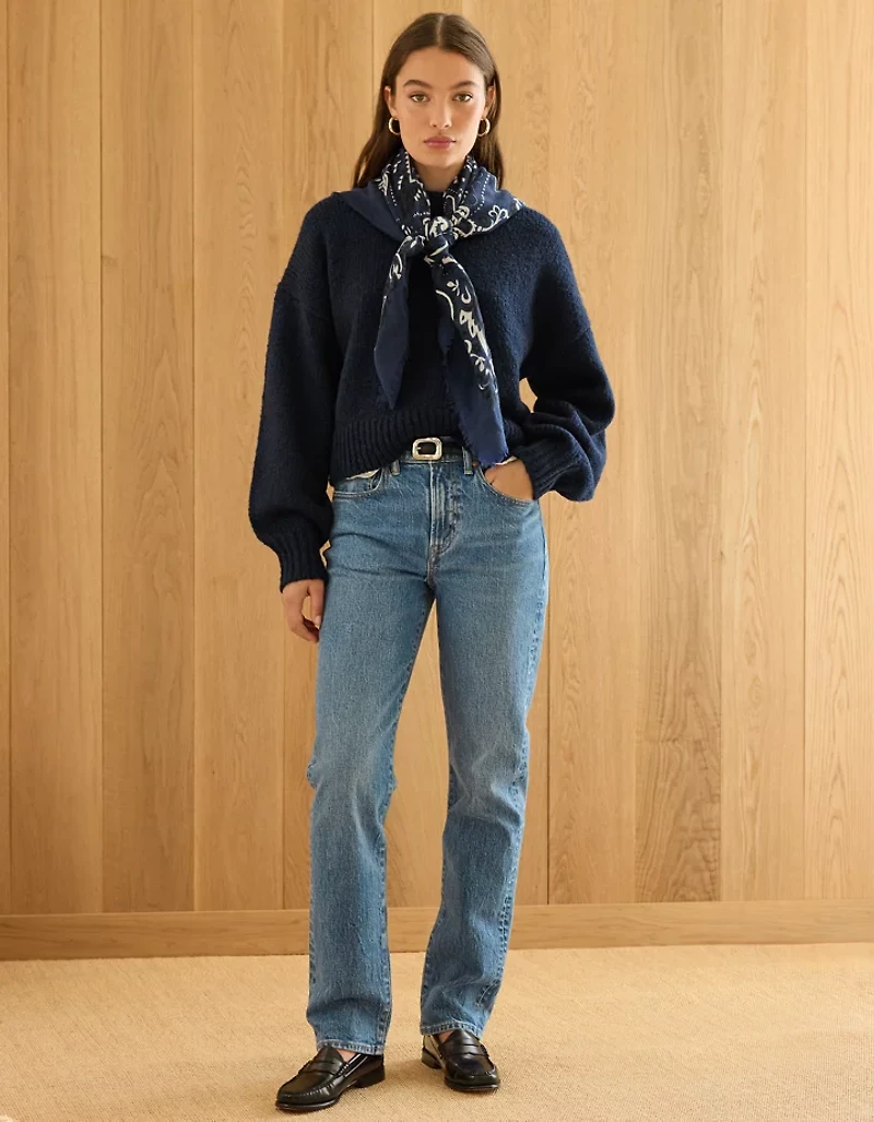 Chandail à col rond cocon haut de gamme AE77