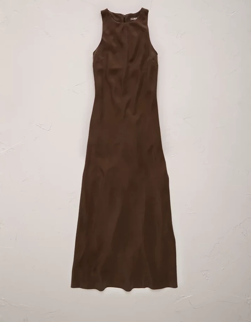 Robe longue en soie haut de gamme AE77