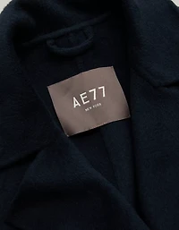 Manteau enveloppant en mélange de laine haut gamme AE77