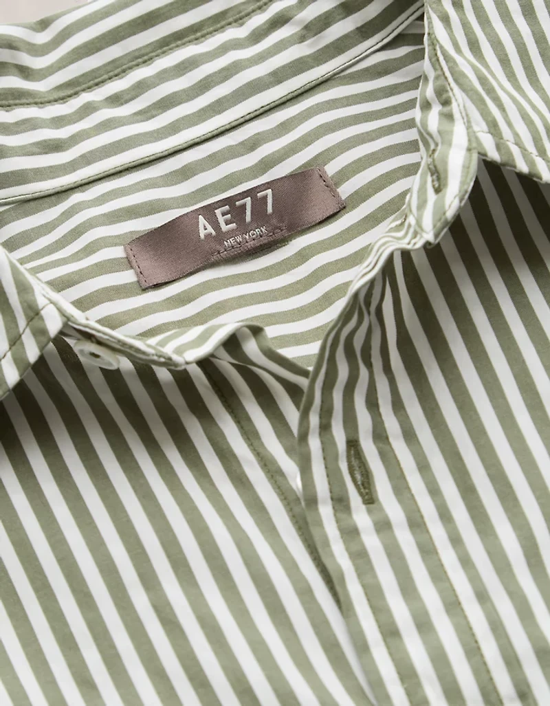 AE77 Premium Oversized Poplin Boyfriend Shirt