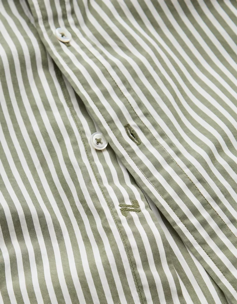 AE77 Premium Oversized Poplin Boyfriend Shirt