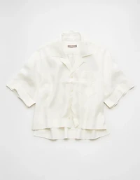AE77 Premium Linen Camp Shirt