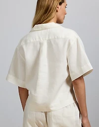 AE77 Premium Linen Camp Shirt