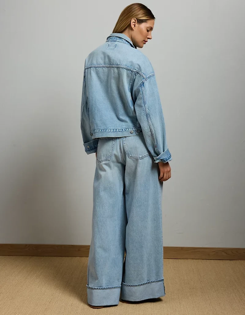 Veste en denim surdimensionné haut de gamme AE77