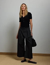 Polo en mélange laine et soie haut de gamme AE77