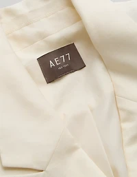 Blazer croisé en mélange de lin et soie haut gamme AE77