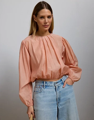 AE77 Premium Bubble Blouse