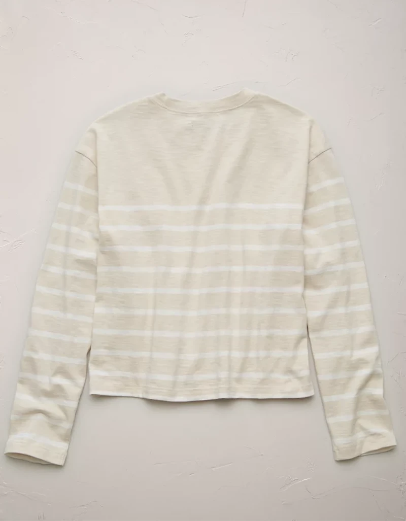 AE77 Premium Boxy Long-Sleeve T-Shirt