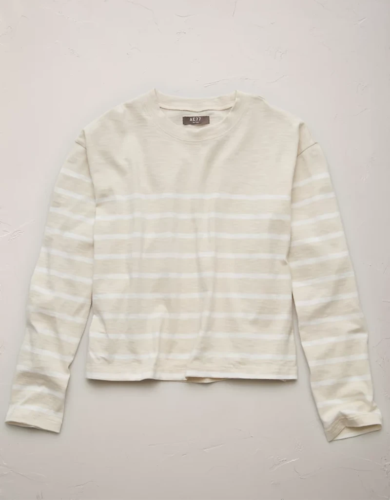 AE77 Premium Boxy Long-Sleeve T-Shirt