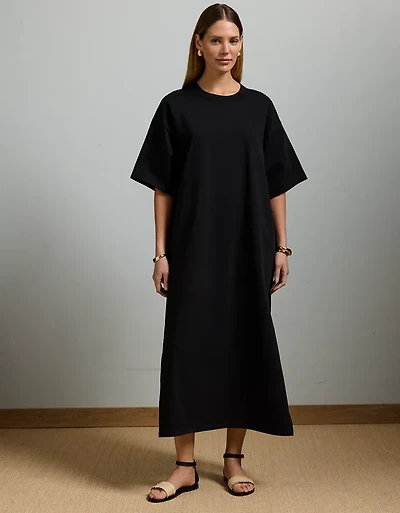 AE77 Premium T-Shirt Midi Dress