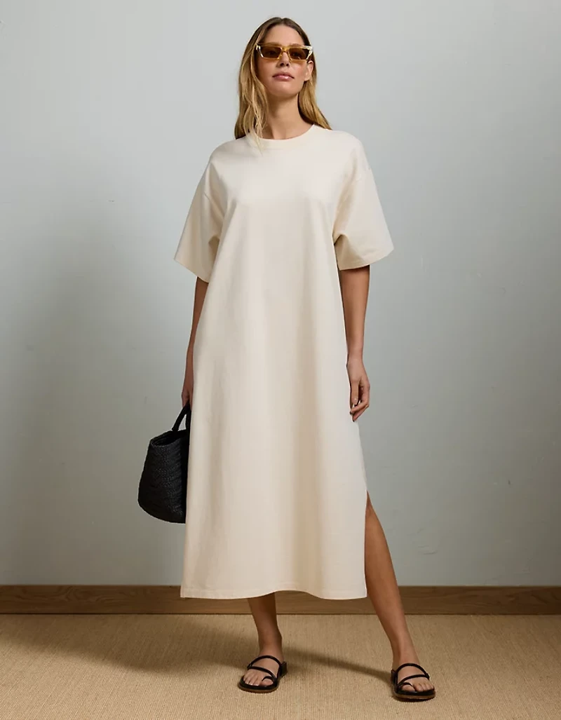AE77 Premium T-Shirt Midi Dress