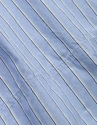 AE77 Premium Wide-Leg Cropped Poplin Jumpsuit