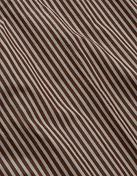 Robe longue en popeline rayée haut de gamme AE77