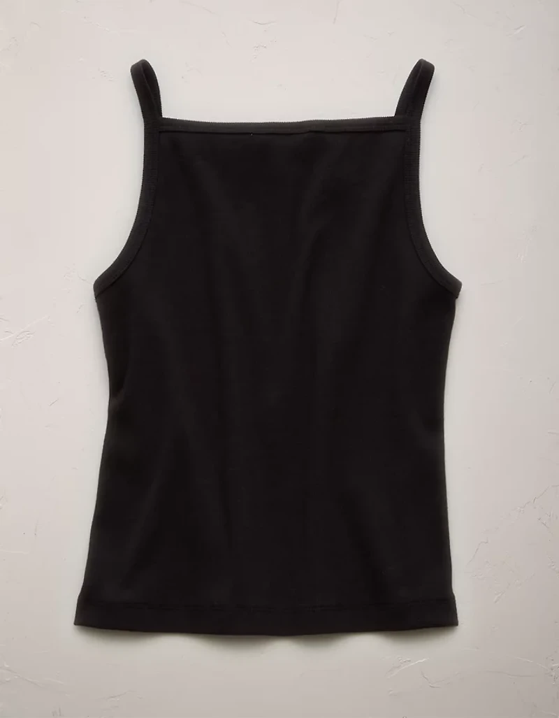 AE77 Premium Straight Neck Tank Top