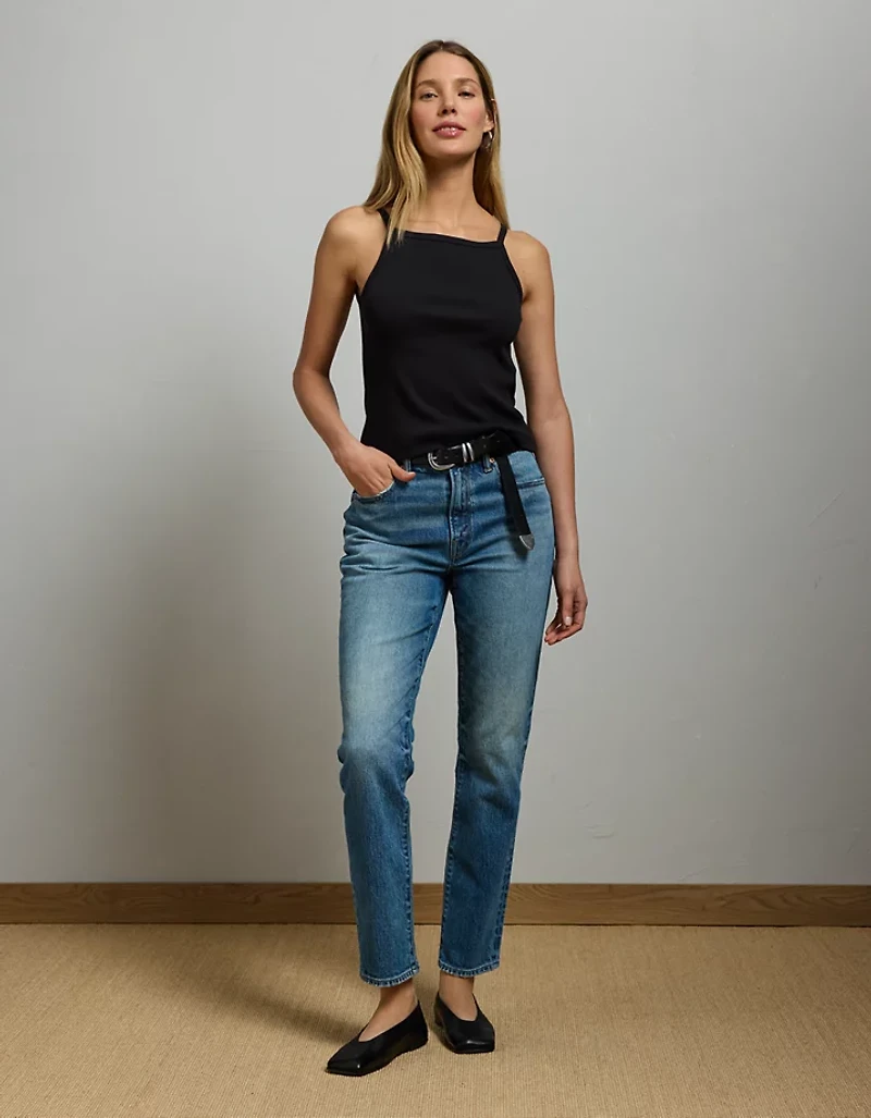 AE77 Premium Straight Neck Tank Top