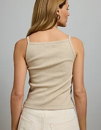 AE77 Premium Straight Neck Tank Top