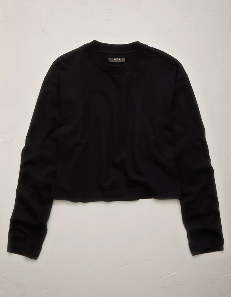 AE77 Premium Boxy Long-Sleeve T-Shirt