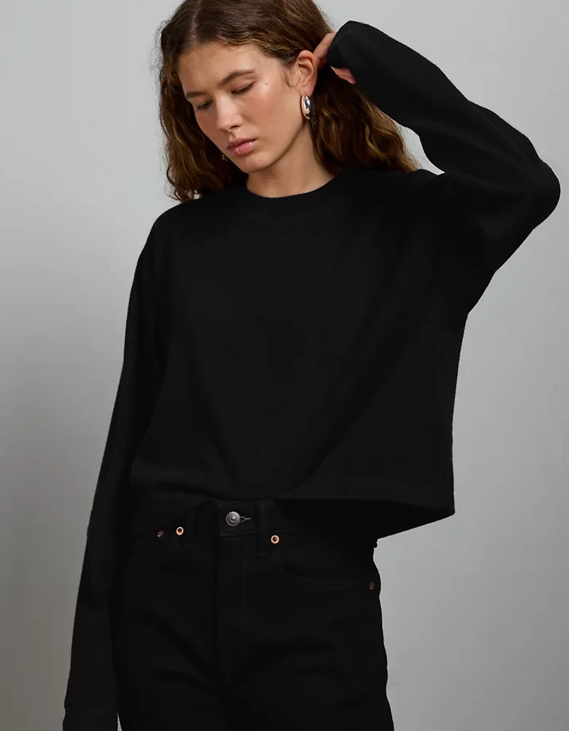 AE77 Premium Boxy Long-Sleeve T-Shirt