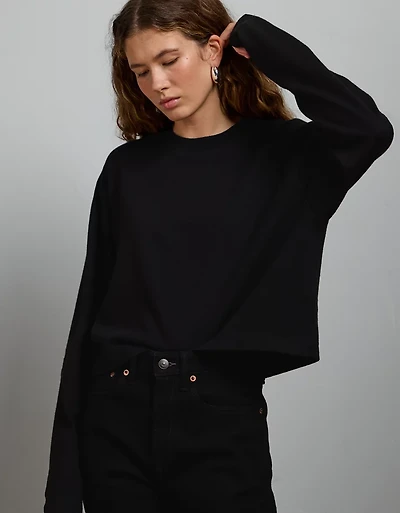 AE77 Premium Boxy Long-Sleeve T-Shirt