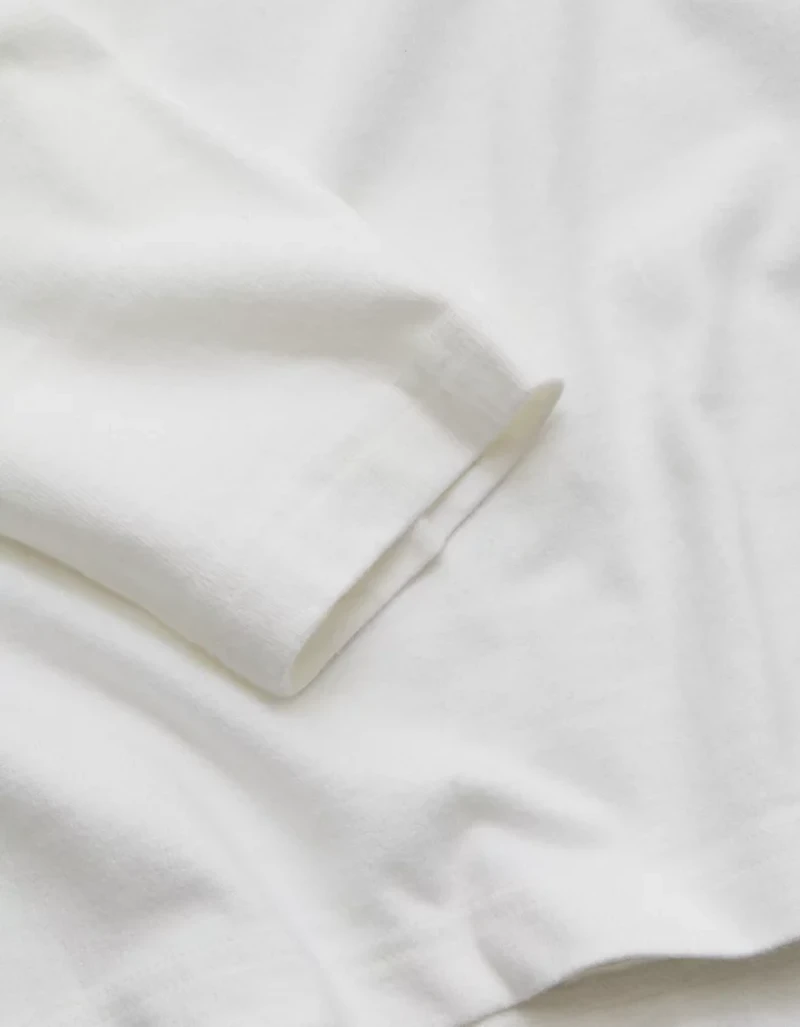 T-shirt court droit à manches longues haut de gamme AE77