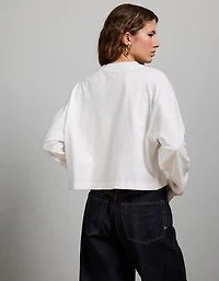 T-shirt court droit à manches longues haut de gamme AE77