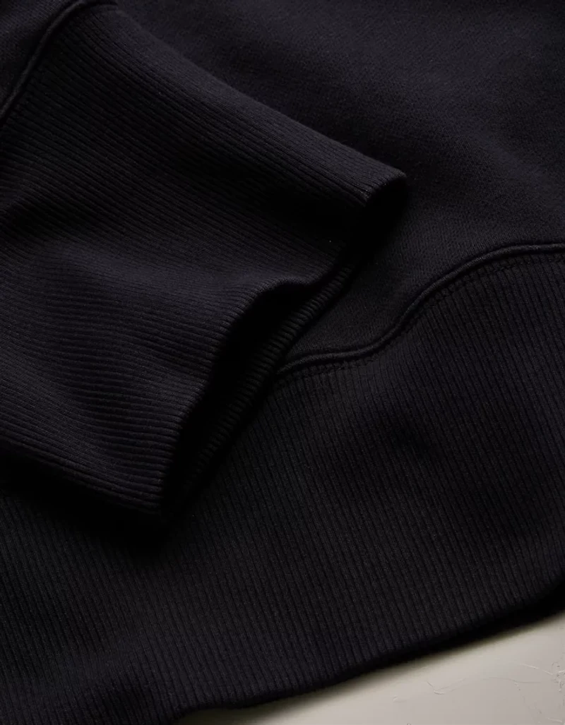 AE77 Premium Relaxed Cropped Sweatshirt