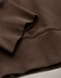 AE77 Premium Relaxed Cropped Sweatshirt