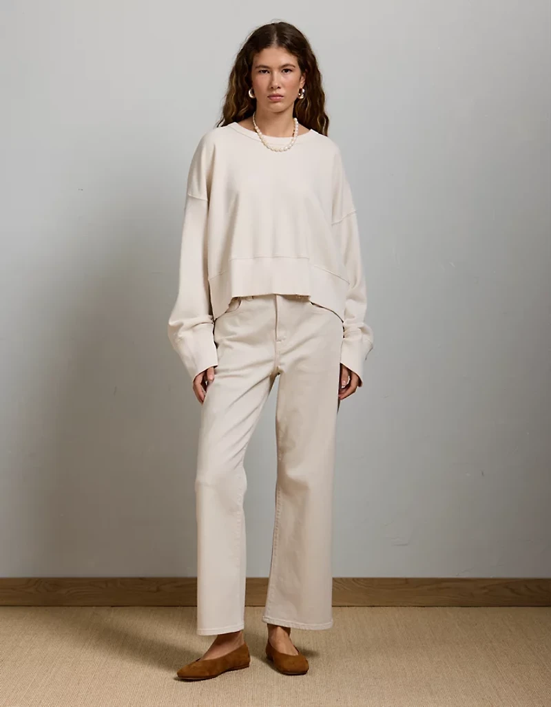 Chandail en molleton court décontracté de première qualité AE77