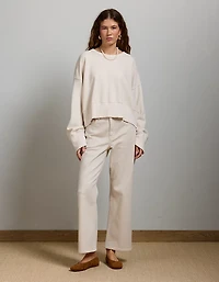 Chandail en molleton court décontracté de première qualité AE77