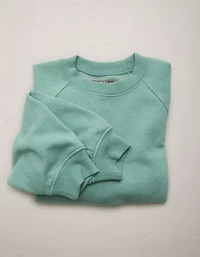 AE77 Premium Cropped Fleece Sweatshirt