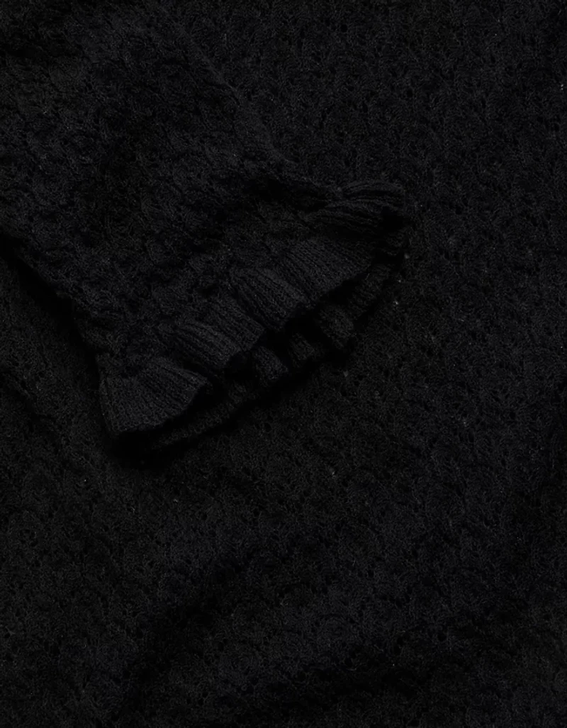 AE77 Pointelle Sweater