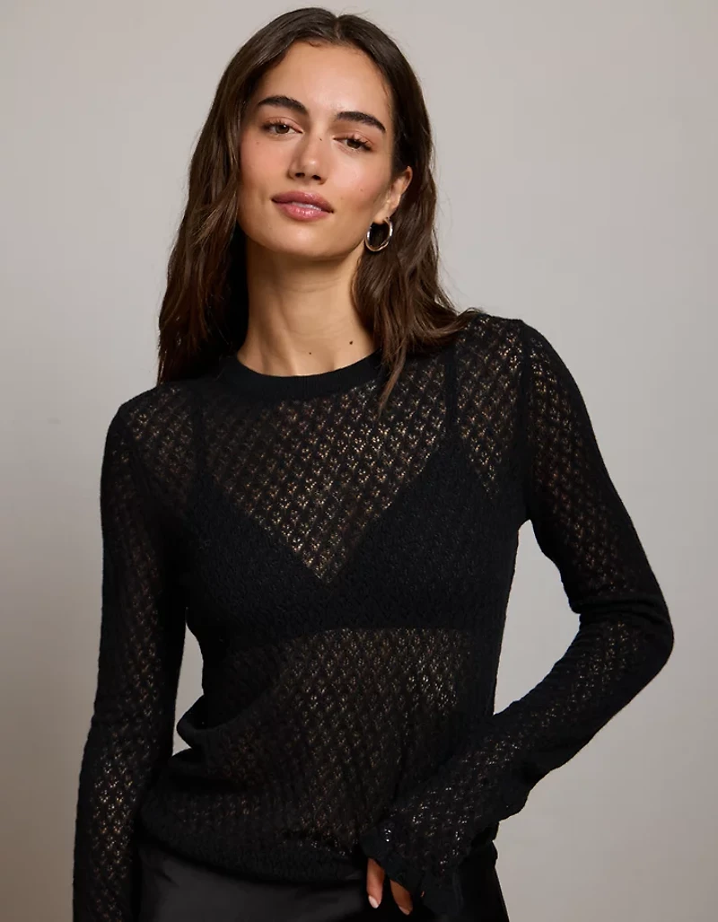 Chandail en pointelle AE77