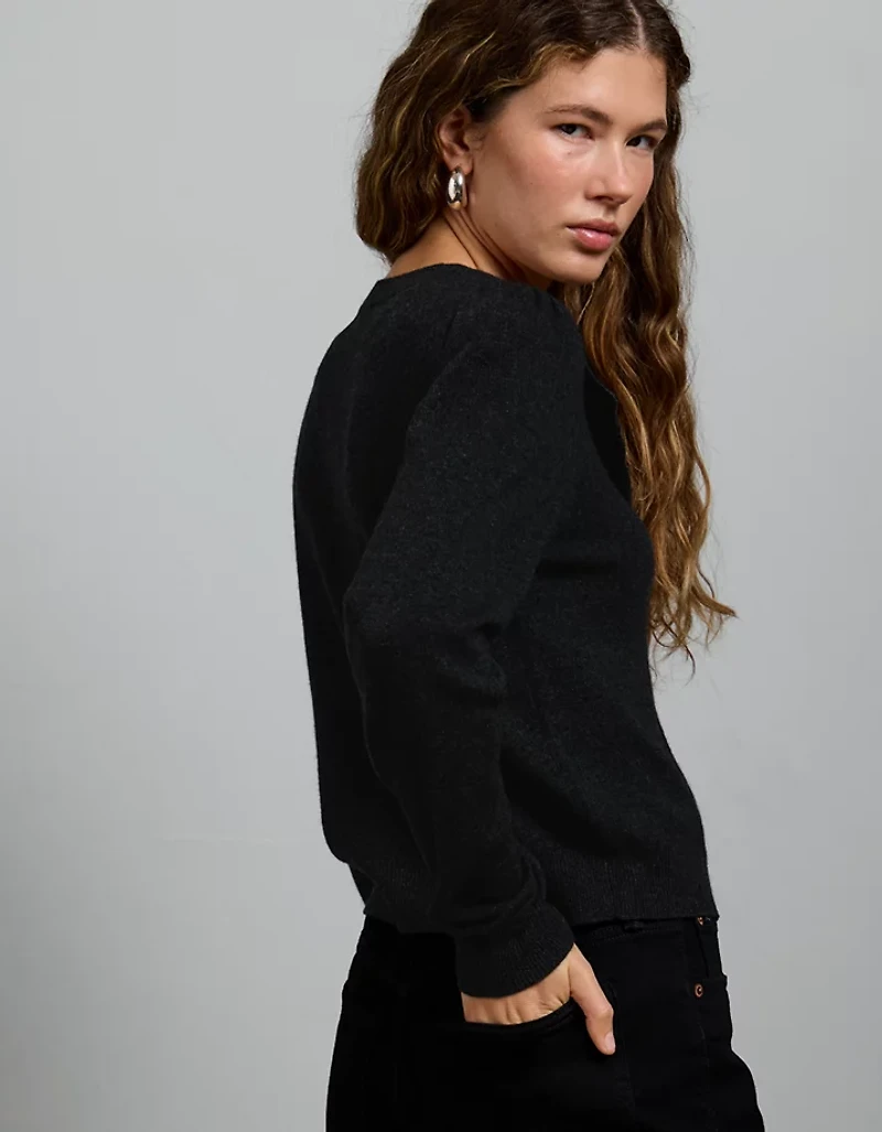 AE77 Premium Wool-Cashmere Cardigan
