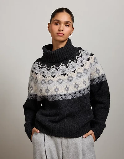 Chandail en jersey jacquard AE77