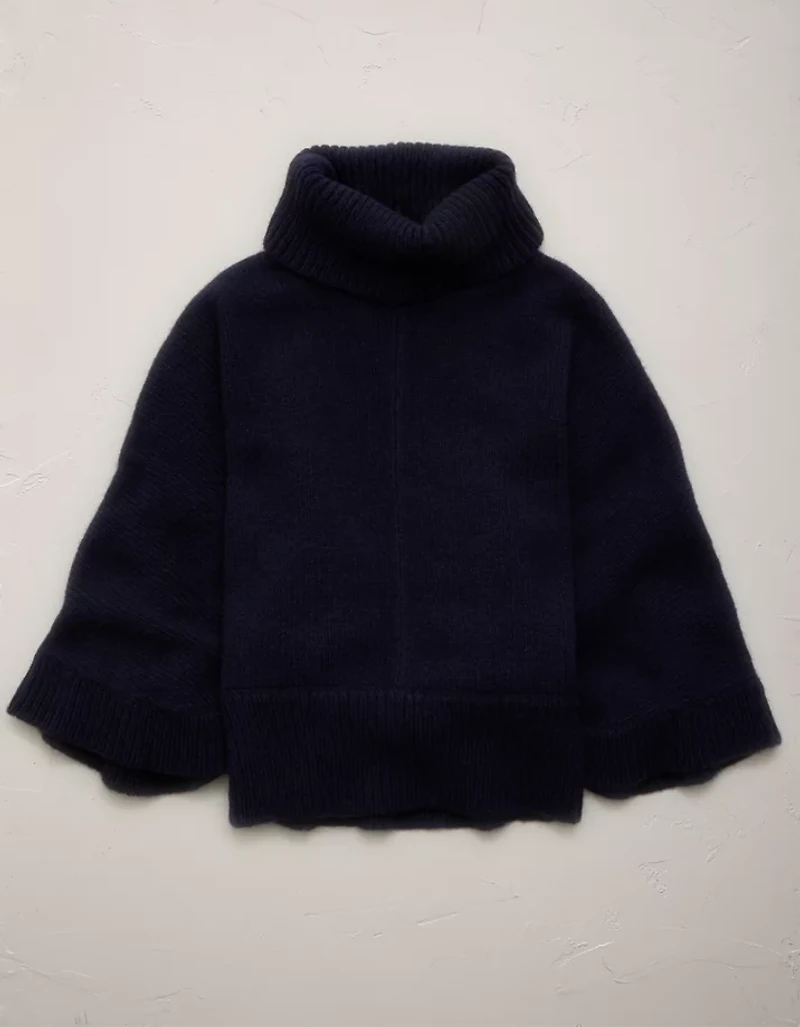 AE77 Premium Cape Sweater