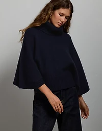 AE77 Premium Cape Sweater