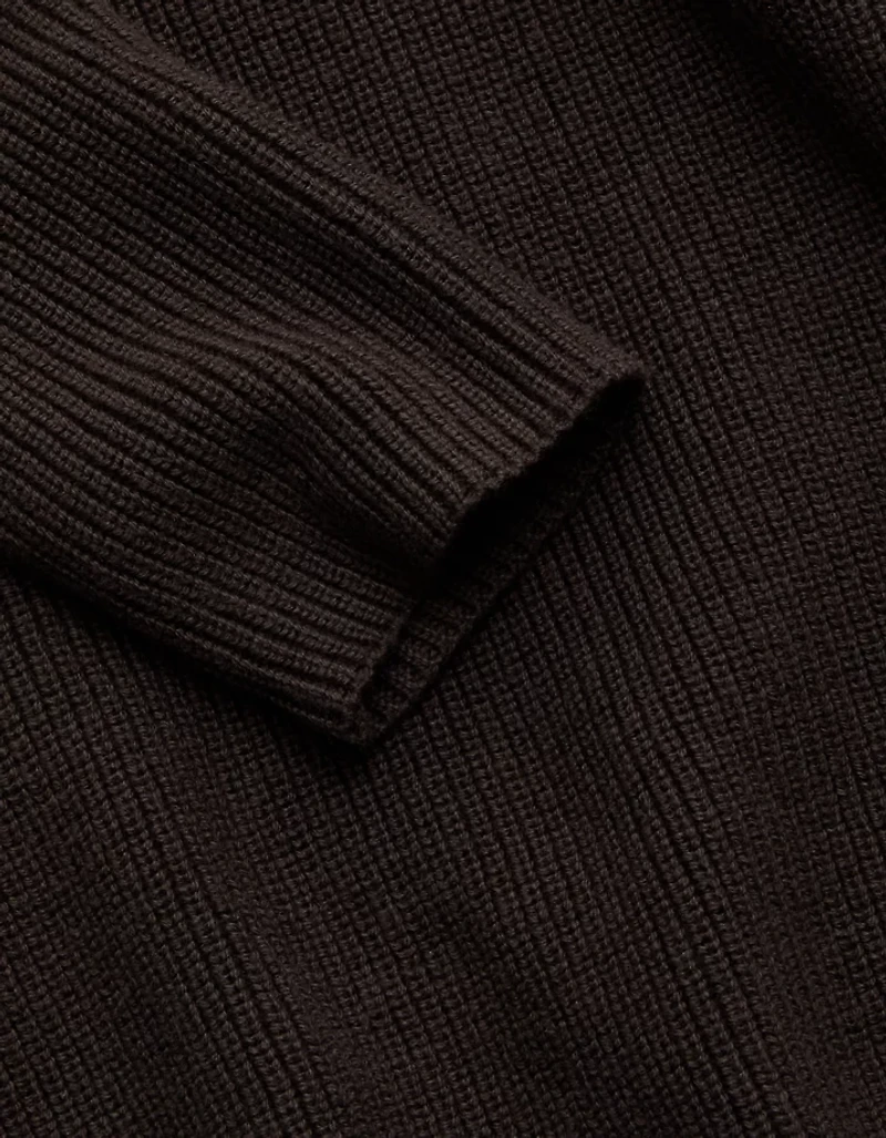AE77 Premium Striped Shaker Stitch Sweater