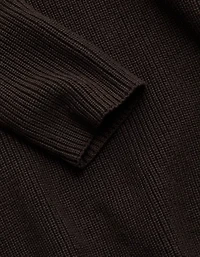 AE77 Premium Striped Shaker Stitch Sweater