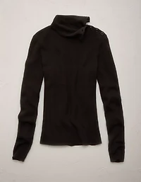 AE77 Premium Striped Shaker Stitch Sweater