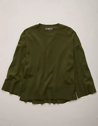 AE77 Premium Oversized Cashmere Sweater T-Shirt