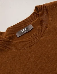 AE77 Premium Oversized Cashmere Sweater T-Shirt