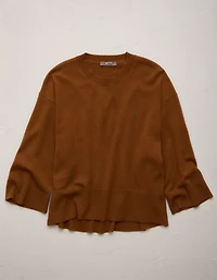 AE77 Premium Oversized Cashmere Sweater T-Shirt