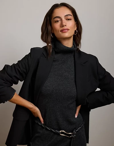 Robe chandail à col roulé AE77