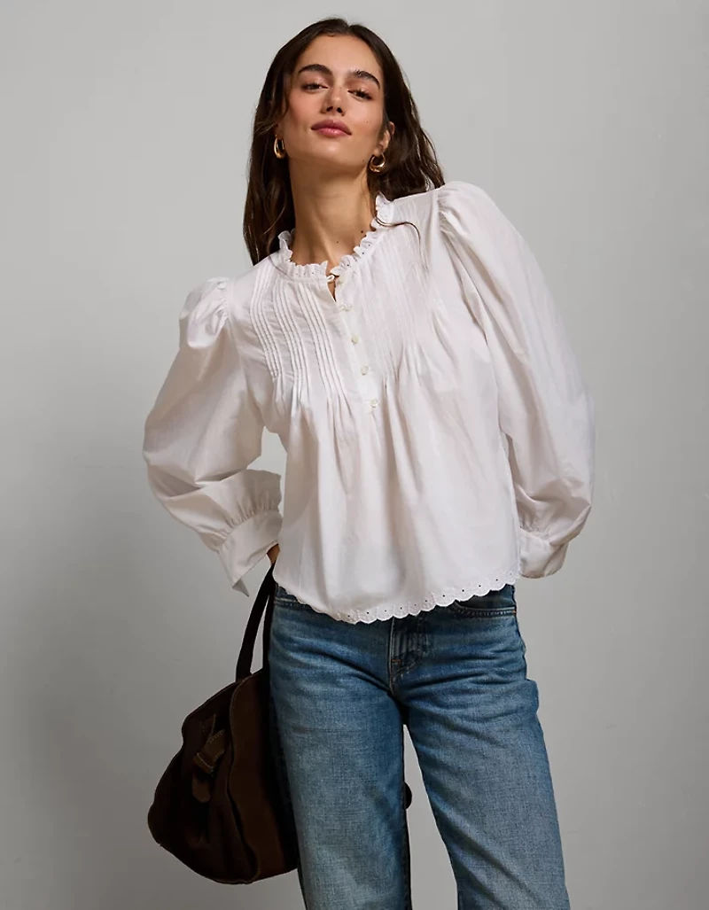 AE77 Premium Ruffled Shirt